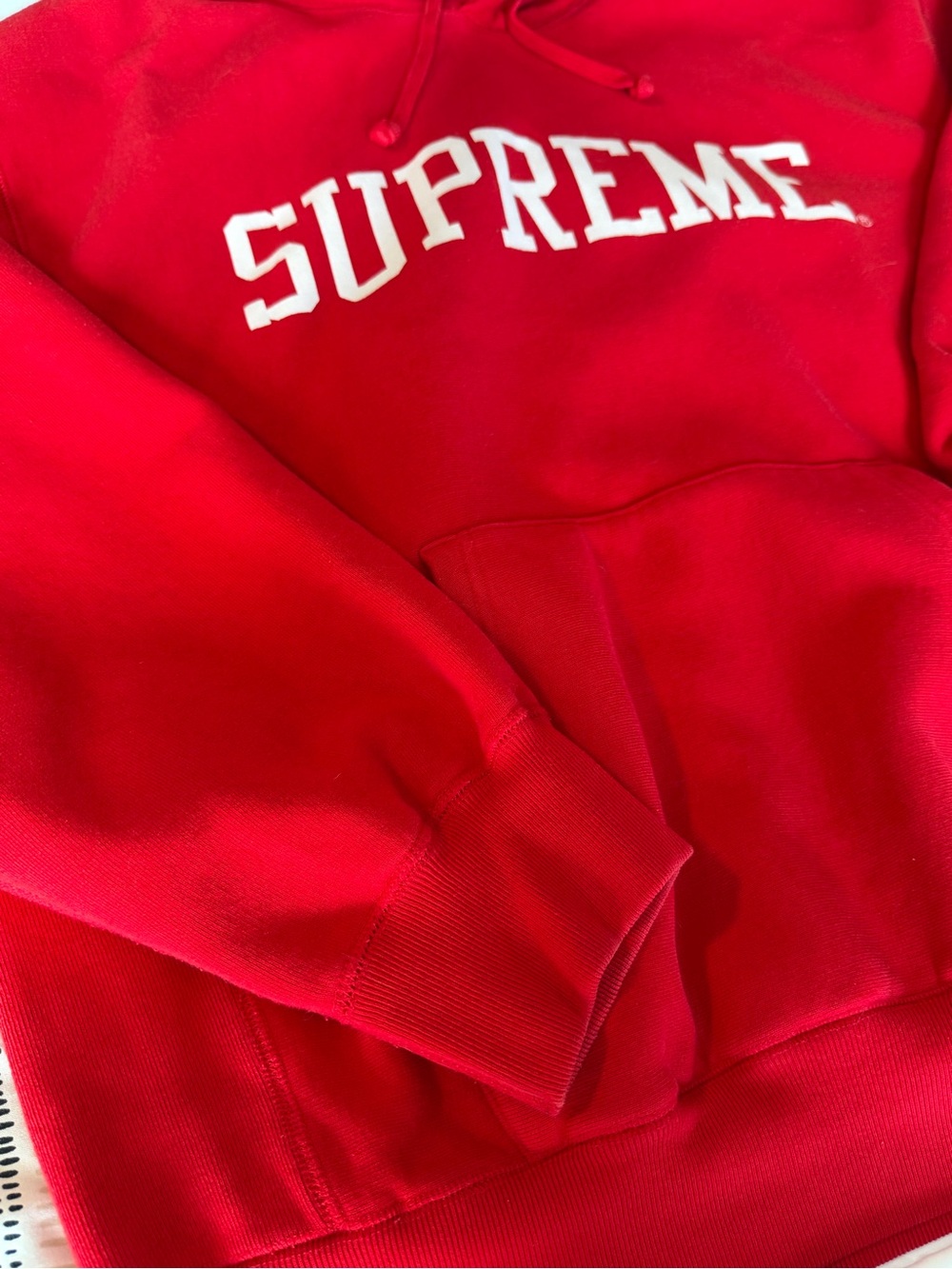 Men’s Supreme Varsity Hooded Sweatshirt - Men’s Size Medium